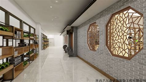 上海1200平方米知名酒店全套装饰工程图纸_酒店_土木在线