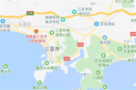 三亚地图 - 图片 - 艺龙旅游指南