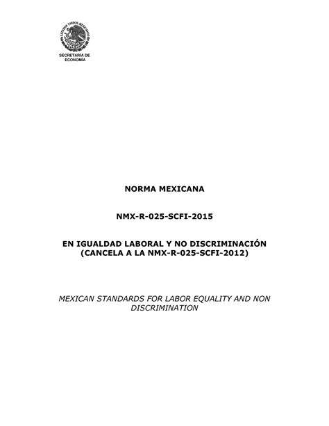 Norma Mexicana - GRUPO NACIONAL PROVINCIAL (GNP) INSTITUTO NACIONAL DE ...