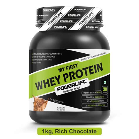 POWERLIFT My First Protein, Whey Protein With Multivitamin & Mineral ...