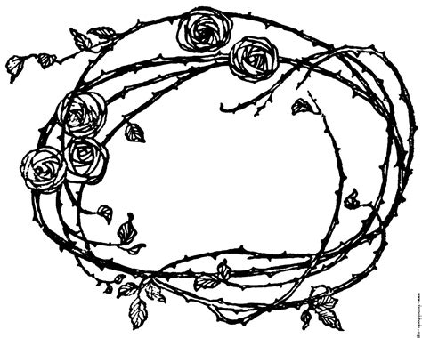 Border of Roses and Thorns | Rose vine tattoos, Vine tattoos, Thorn tattoo