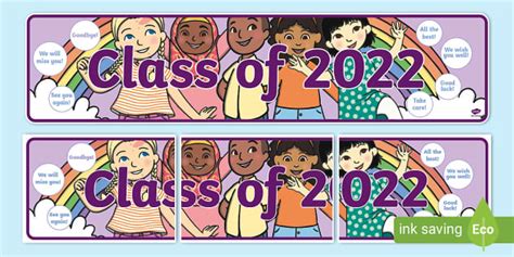 Leavers 2022 Display Banner (teacher made) - Twinkl