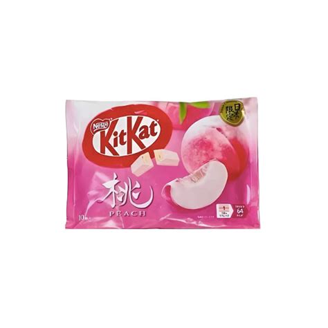 Kitkat Peach Flavor Chocolate | 10 Mini Kitkats Inside | Made in Japan ...