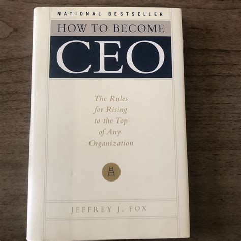 How to Become CEO by Jeffrey J. Fox, Hardcover | Pangobooks
