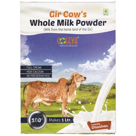 GoSeva Gir Cow A2 Milk Powder 100 GM