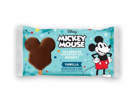 DISNEY® Mickey Mouse Vanilla Light Ice Cream Bars | Disney®