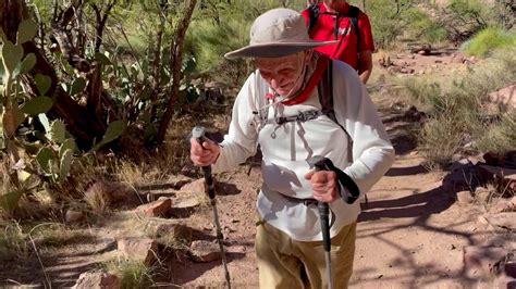 Alfredo Aliaga's rim-to-rim Grand Canyon hike seeks world record at 92