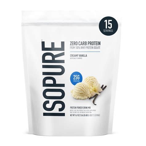 Isopure Sport Iso Clean Supplement, Whey Isolate Protein Powder, Creamy ...