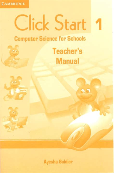 Buy Click Start 1 Teachers Manual: Computer Science for Schools Book ...