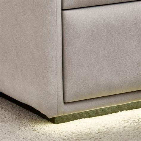 Buy Stellar Elite NXT Sophia Bedside Table with Drawers - Greige from ...