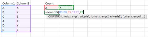 Countif Multiple Columns in Excel 的图像结果