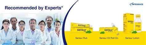 Sensur Natural & Ayurvedic Pain Relief Oil Roll On -(10ml, Pack of 3 ...