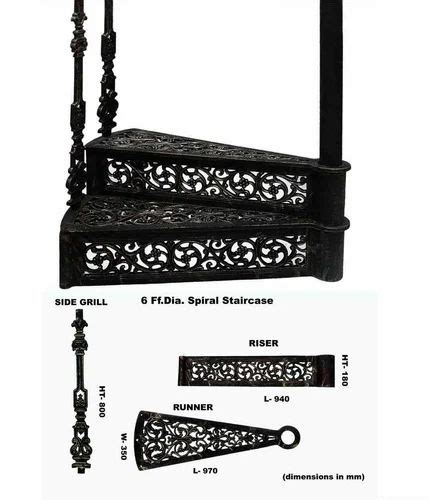 Cast Iron Spiral Staircases - Victorian Cast Iron Spiral Staircase ...