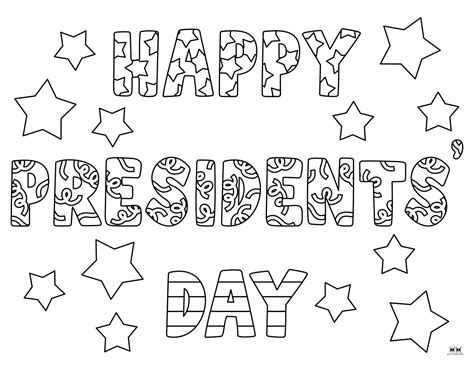 Presidents' Day Coloring Pages - 25 Pages | Printabulls