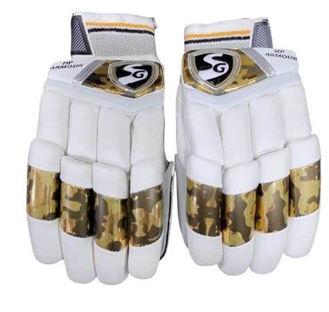 Buy SG HP Armour Cricket Batting Gloves Adult Size-Right Handed Batsman ...