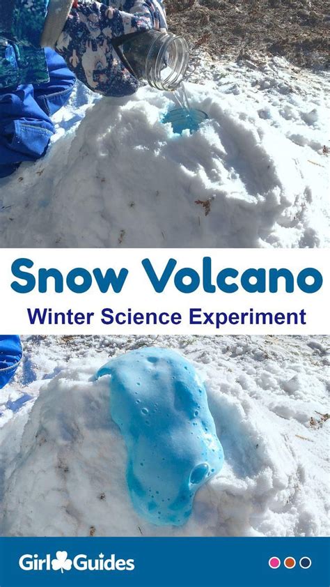 Snow Volcano Science Experiment 的图像结果