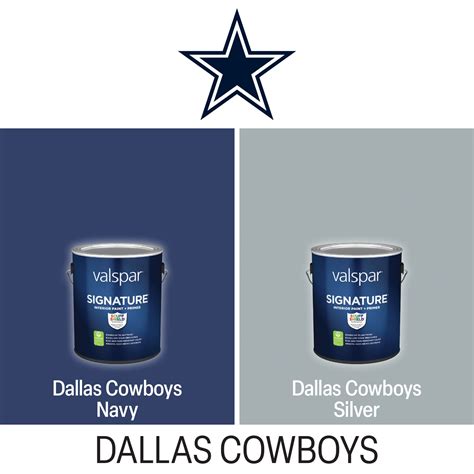 Shop Valspar Dallas Cowboys Paint Project Kit at Lowes.com