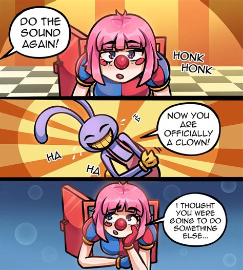 Pomni finds the exit door : r/pomni_nsfw