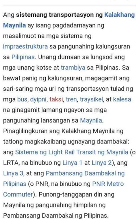 anong ilog sa NCR ang nasisilbing pangunahing pantawid at ...