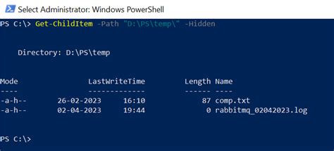 Image result for Show Hidden Files I PowerShell