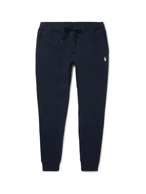 Polo Ralph Lauren - Slim-Fit Tapered Jersey Sweatpants - Blue Polo ...