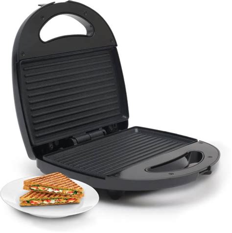 AGARO Delite Sandwich Maker, 750W, 4 Slice Non Stick Grill Plate,Oil ...