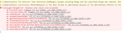 Image result for Maximum Call Stack Size Exceeded Fix