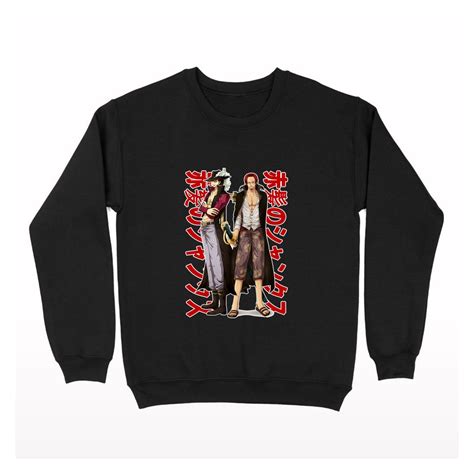 Jual SWEATER CREWNECK ANIME SHANK LE ROUX TOPI JERAMI BAJAK LAUT MONKEY ...