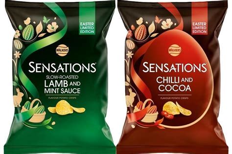 Limited-Edition Easter Snack Chips : new Walkers Sensations flavors