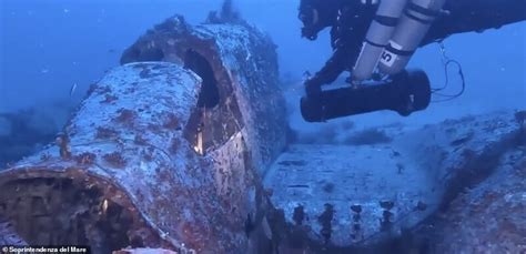 В Средиземном море изучают самолёт, затонувший в ходе Второй мировой