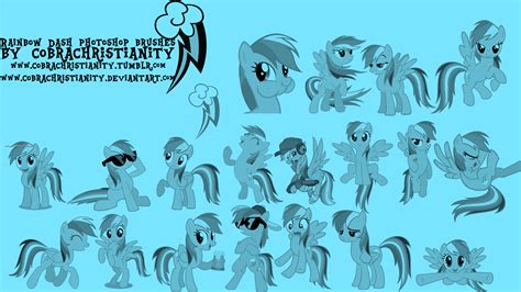 Mlp Fim Rainbow Dash | Brush Preset | 123Freebrushes