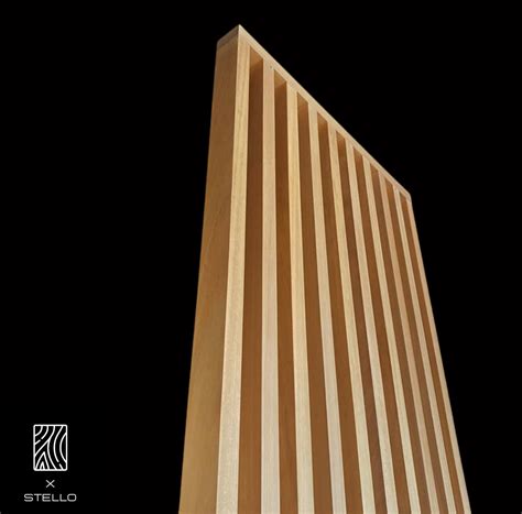 Parete divisoria listelli di legno L 50 altezza soffitto fino a 290 cm ...