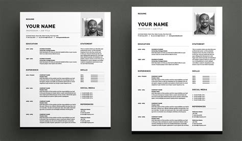 Top 11+ Free Adobe Indesign Resume Template Indd