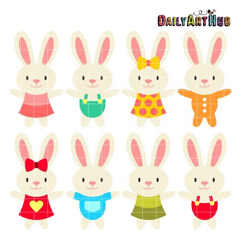Bunnies Clip Art