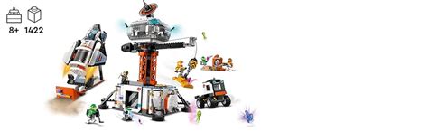 LEGO City Space Base and Rocket Launchpad Planet Exploration Toy 60434 ...