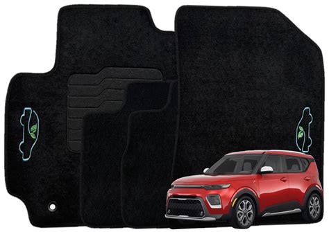 Carpet Floor Mats Custom Fit For 2020 to 2023 Kia Soul with Non-Slip ...