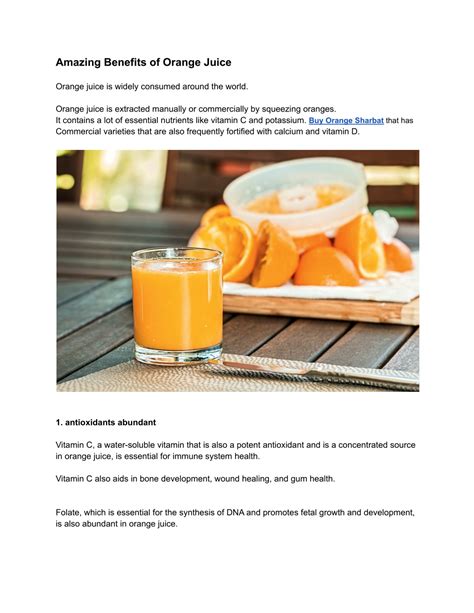 PPT - Amazing Benefits of Orange Juice PowerPoint Presentation, free download - ID:11997264