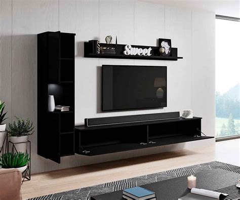 Heera Moti | Oxy TV Units Set | Gloss Black