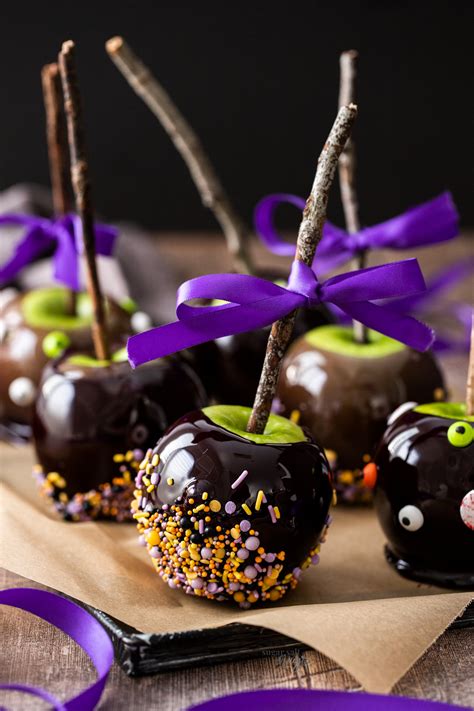 Halloween Chocolate Apples