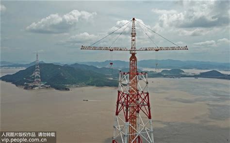 【人民网】浙江舟山：世界最高输电铁塔竣工在即 - 中国科学院宁波材料技术与工程研究所