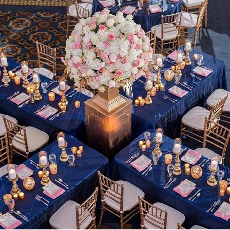 Blue and pink wedding decor | Blue wedding decorations, Pink wedding ...