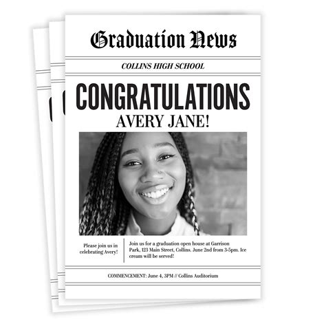 Graduation News Graduation Announcement - Announcements | Hallmark