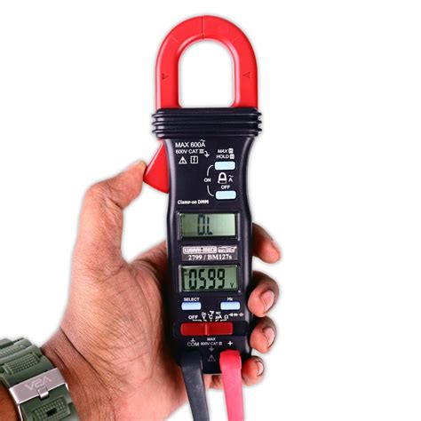 KUSAM-MECO 3 ¾ Digits 4000 Counts Dual LCD Display Digital Clamp ...