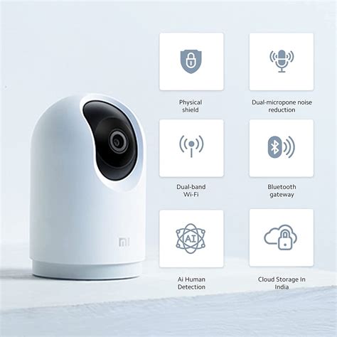 Mi 360° Home Security Camera 2K Pro with Bluetooth Gateway BLE 4.2 l 2