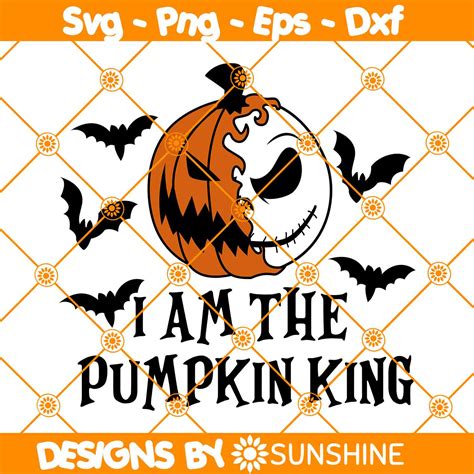 Jack Skellington Pumpkin King Pattern