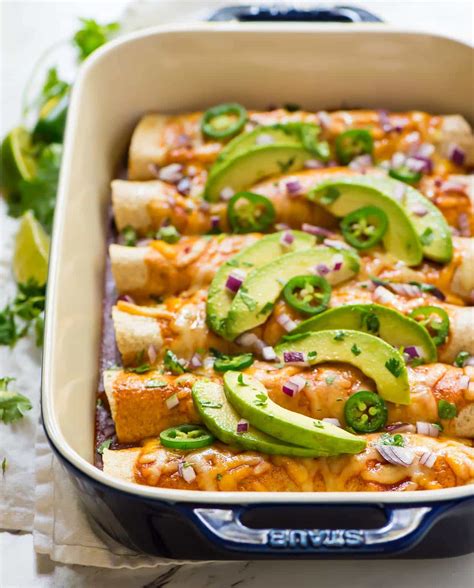 Vegetarian Enchiladas {BEST EVER!} - WellPlated.com