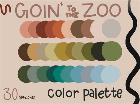 Color Palette For Zoo