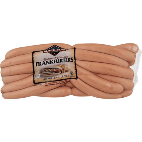 Black Bear Natural Casing Frankfurters (40 oz) Delivery or Pickup Near ...