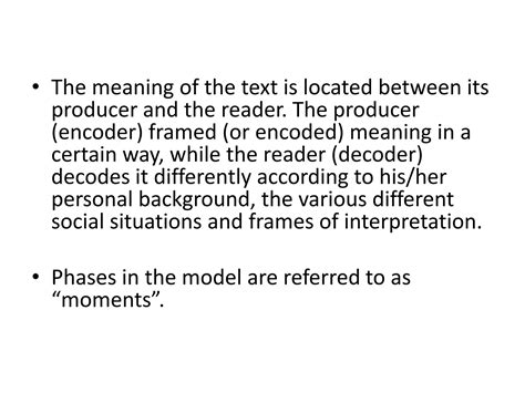 Image result for Stuart Hall Encoding/Decoding