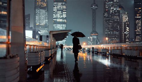 Rain Night City 的图像结果
